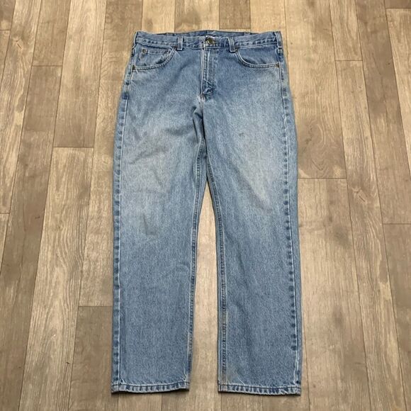 Mens Carhartt‎ Straight Leg Traditional Fit Work Jeans - Picture 1 of 8